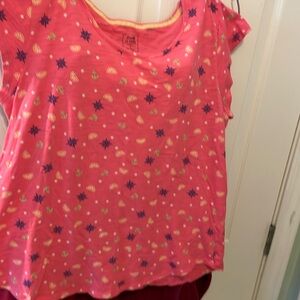 Le Tigre vintage lightweight pink nautical tee